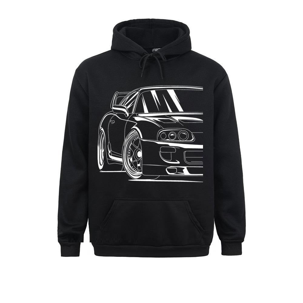 JDM 2JZ Car Hoodie with Unique Design | Streetwear