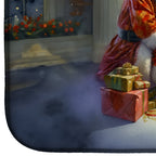 Basset Hound and Santa Claus Dish Drying Mat