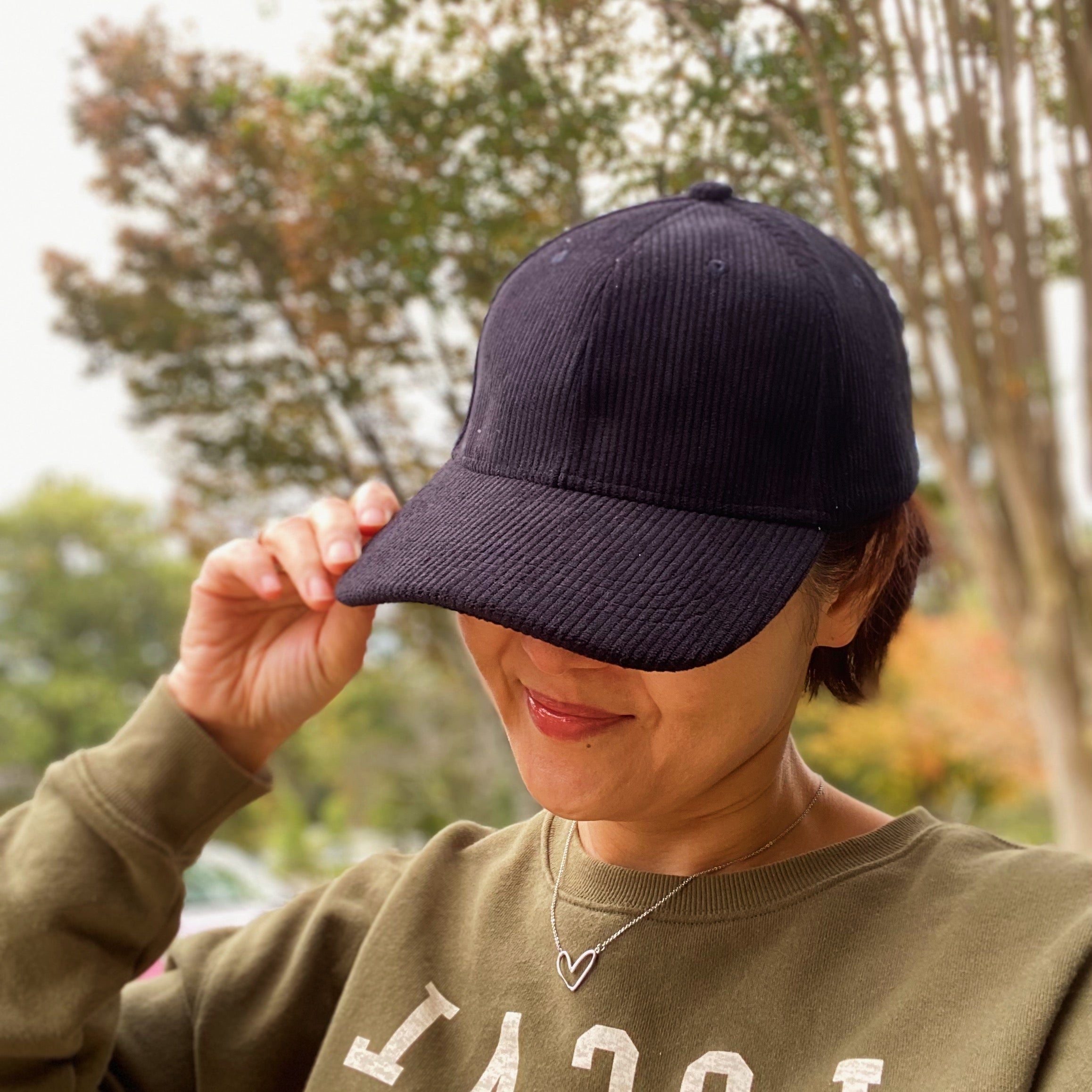 My Go To Corduroy Ball Cap | Embroidered Cap