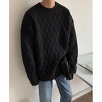 Solid Color Non-Pilling Jersey Men's Sweater
