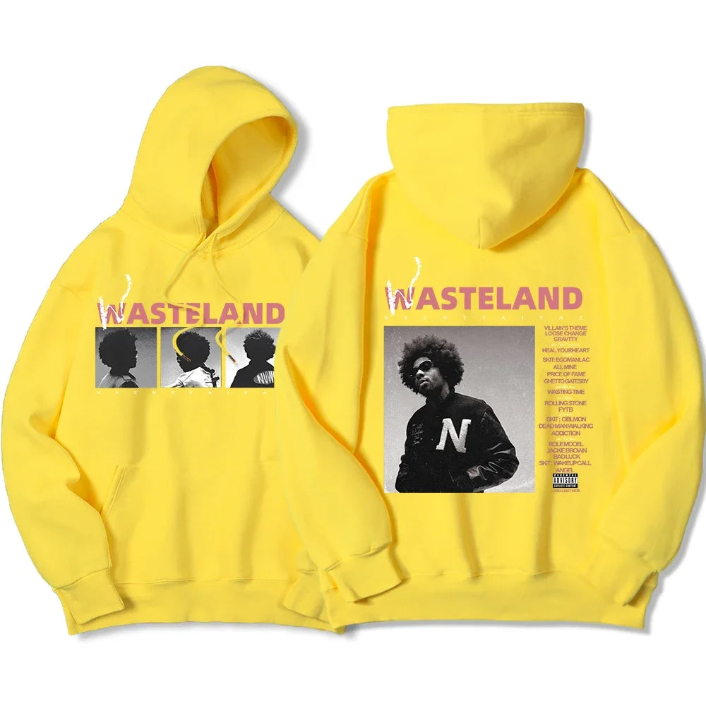Brent Faiyaz Wasteland Graphic Hoodie Sweatshirt | Streetwear