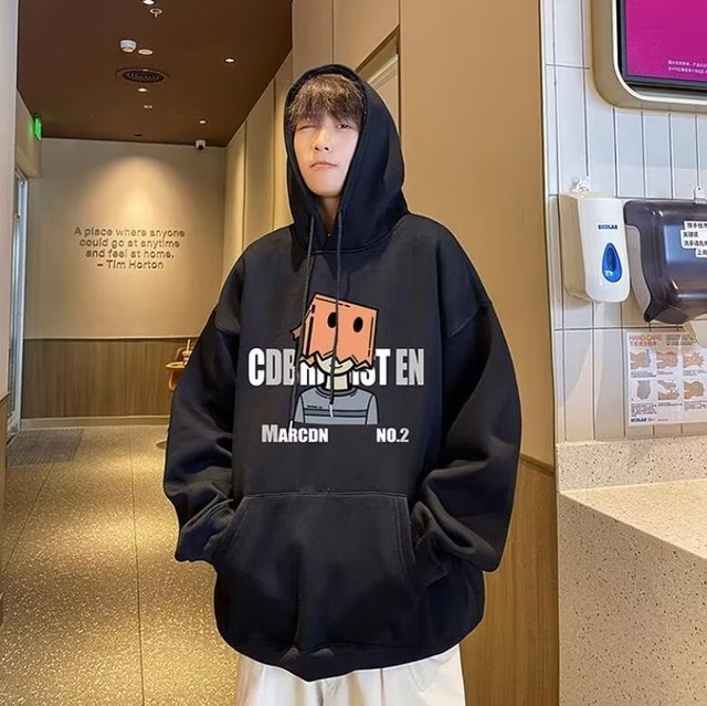 American Trend Streetwear Hoodie with Pocket for All | Streetwear