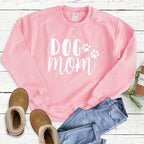 Dog Mom Plus Size Velvet Long Sleeve Sweatshirt | Streetwear