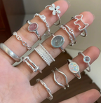 Cross Double Line Ring for Women