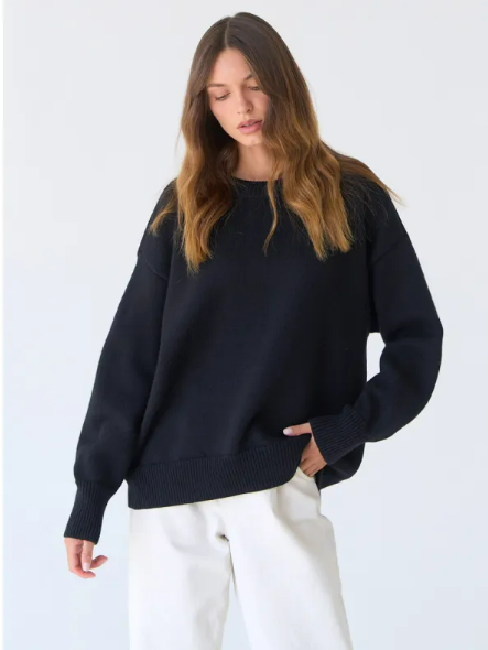 Loose Crew Neck Sweatshirt for Women | Streetwear