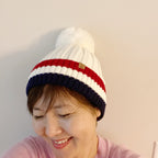 Deluna Stripe Beanie | Embroidered Cap
