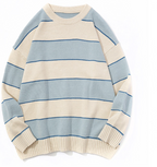 Men's and Women's Casual Striped Pullover Sweater | Streetwear