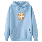Cartoon Printed Long-Sleeved Hoodie for Fall/Winter | Streetwear