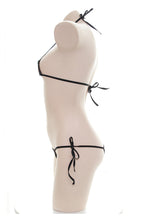 Women's Heart Embroidery Micro Bikini Lingerie Set