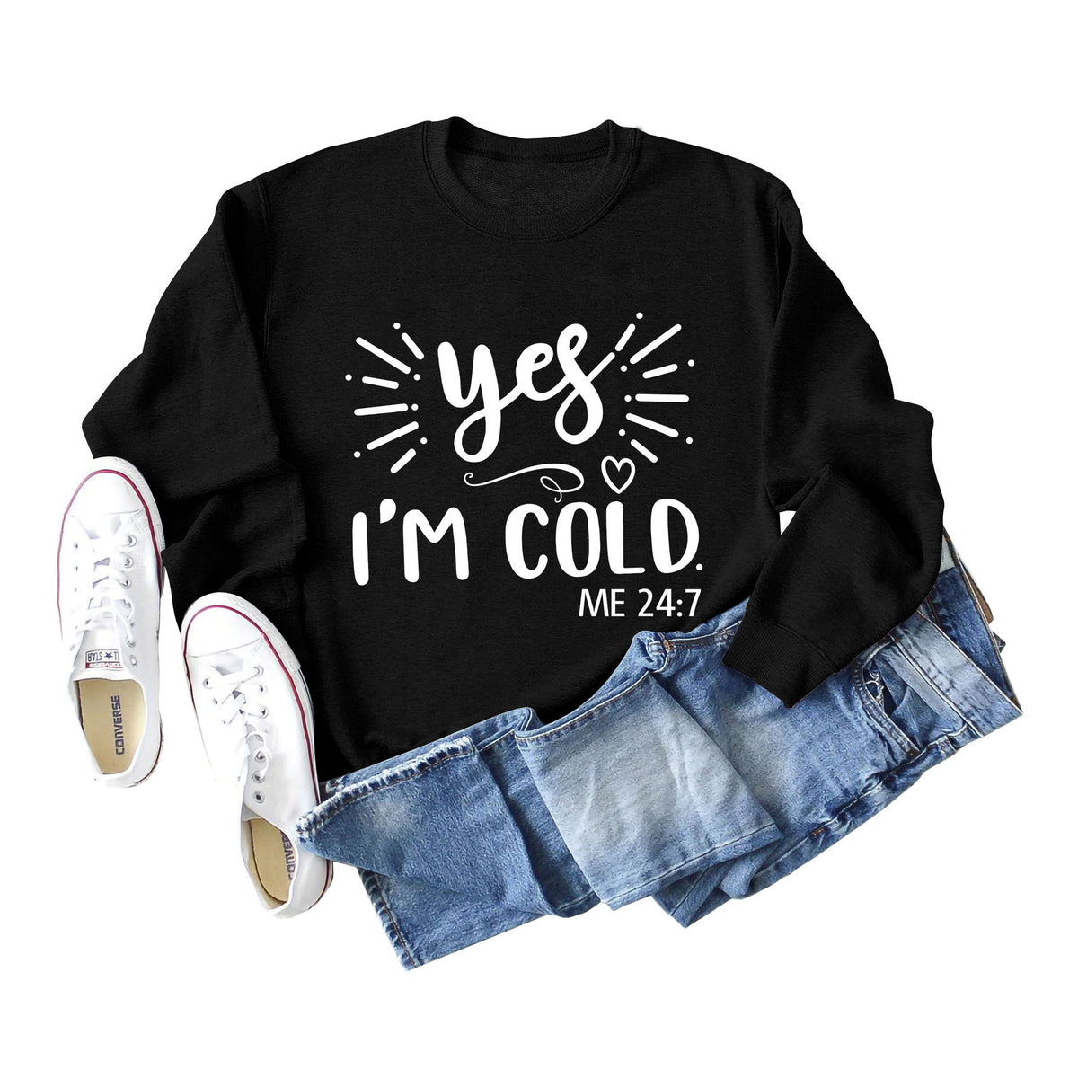 Plus-Size Long-Sleeved Sweater for Girls