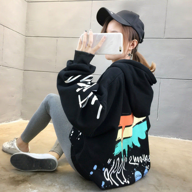 Plus Size Thick Hooded Velvet Sweater for Women