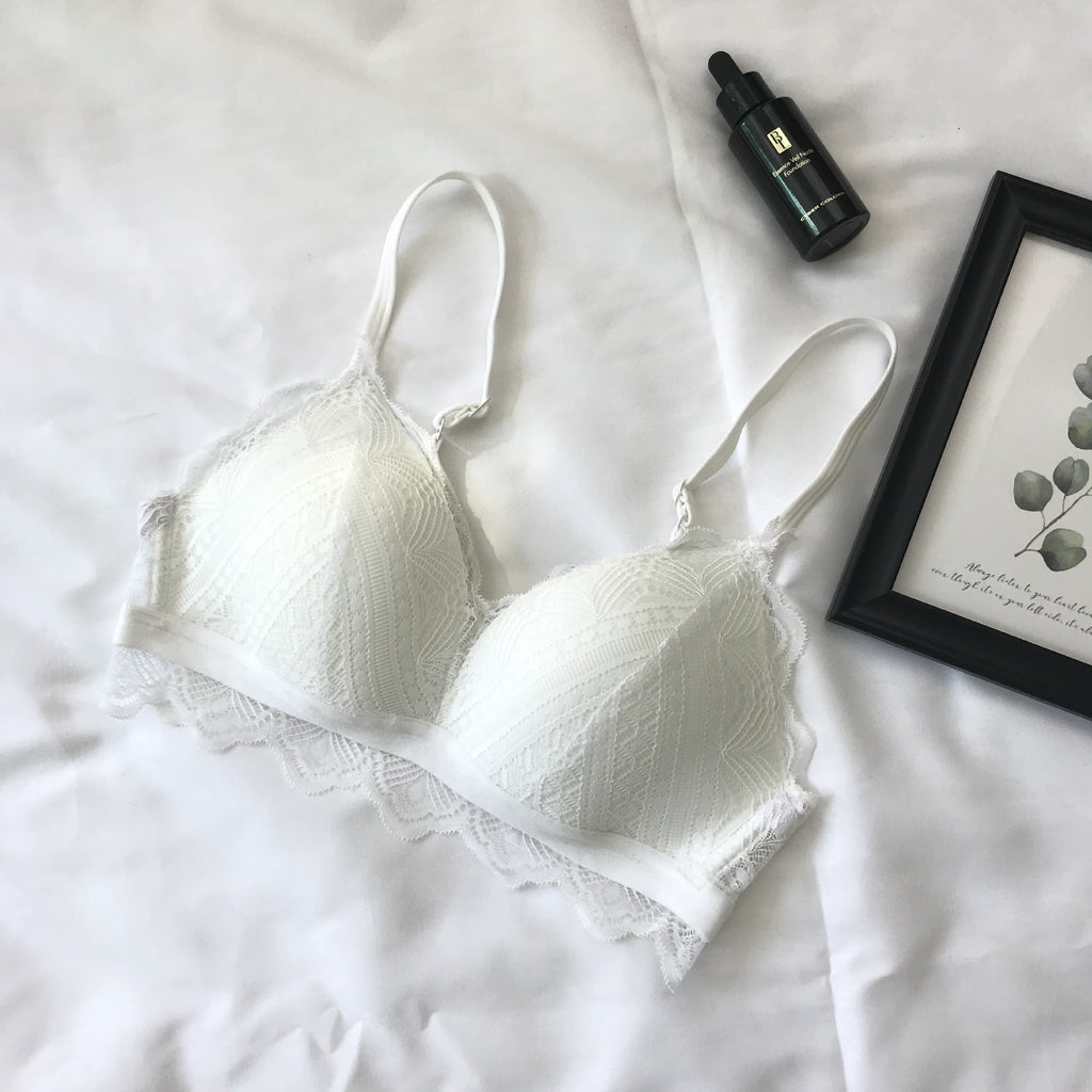 French Triangle Cup Lace Comfort Bra Lingerie