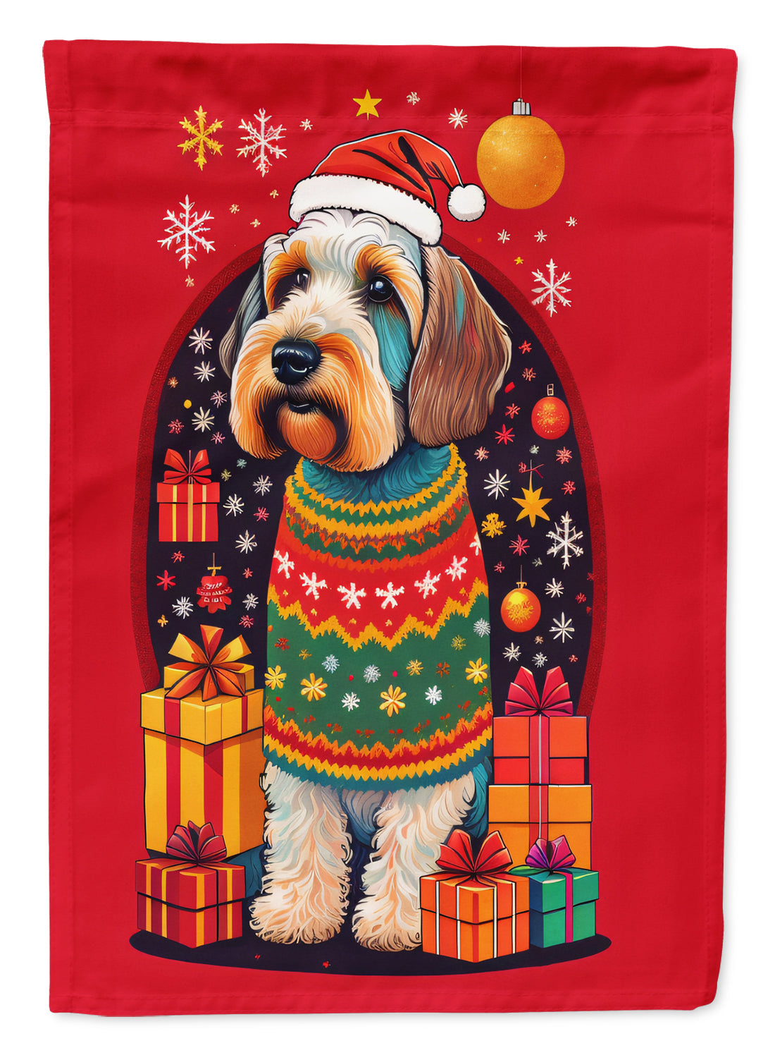 Sealyham Terrier Holiday Christmas Garden Flag