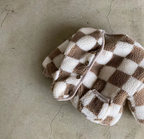 Thick Lambskin Plaid Cotton-Padded Coat for Infants