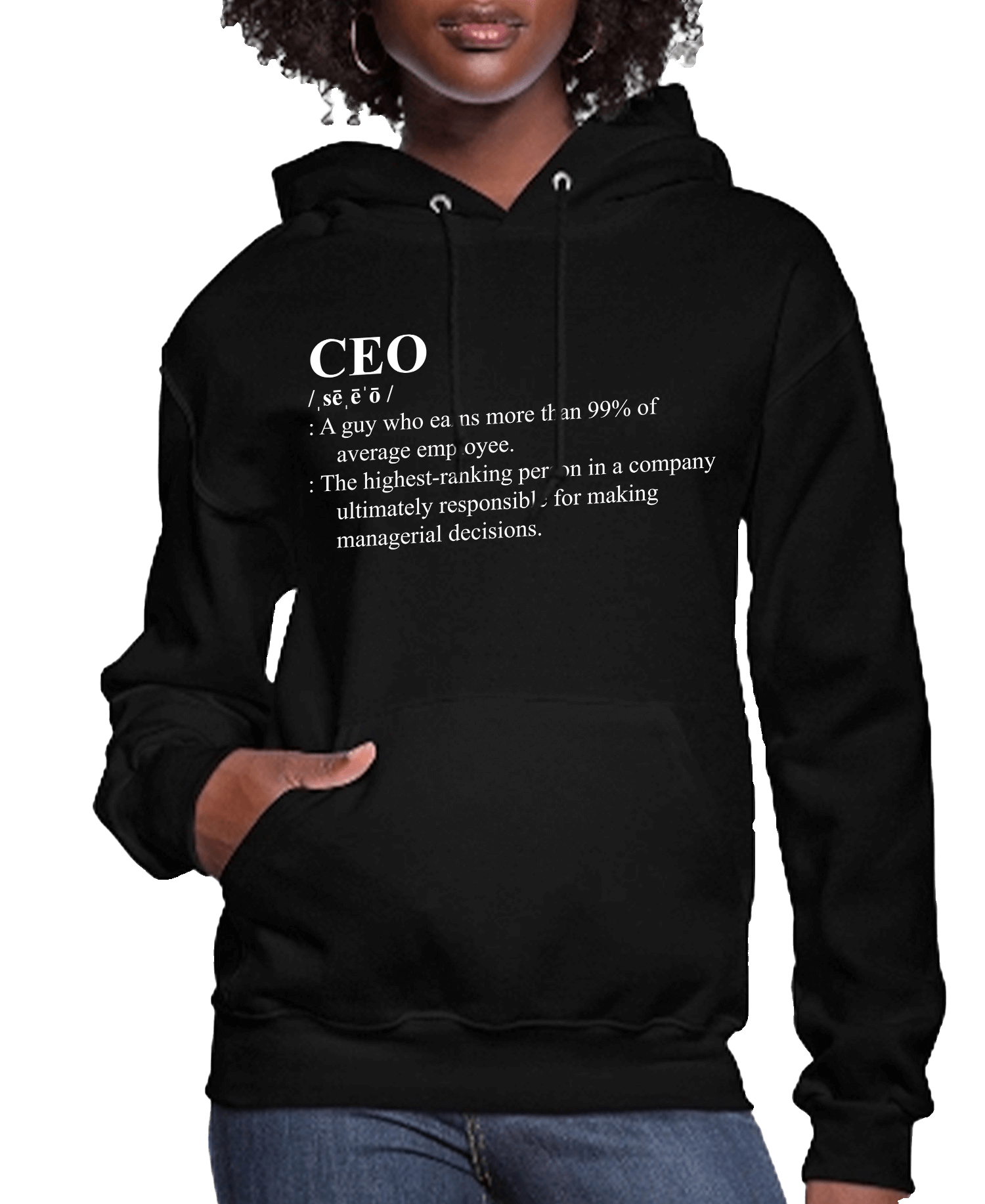 CEO Definition Women’s Hoodie | Streetwear