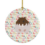 Dzungarian Hamster Christmas Ceramic Ornament