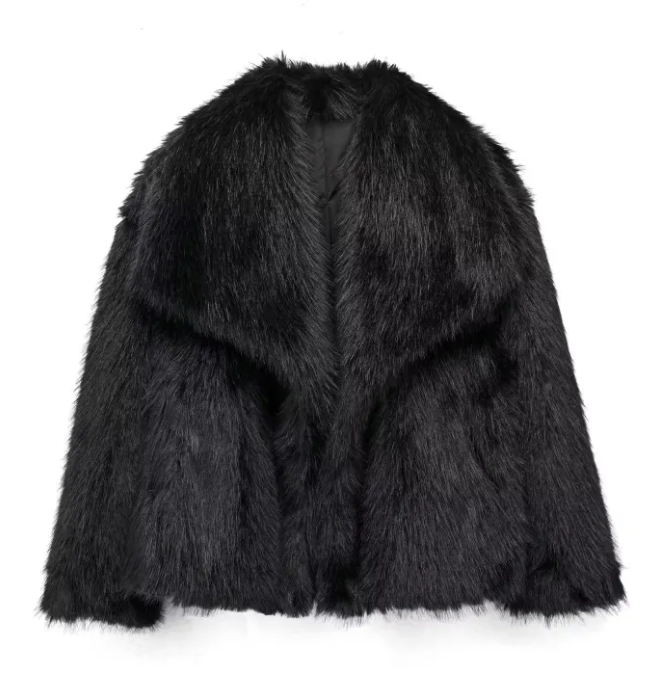 Street Hipster Faux Fur Coat