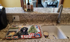 Newfoundland Cozy Christmas Dish Drying Mat