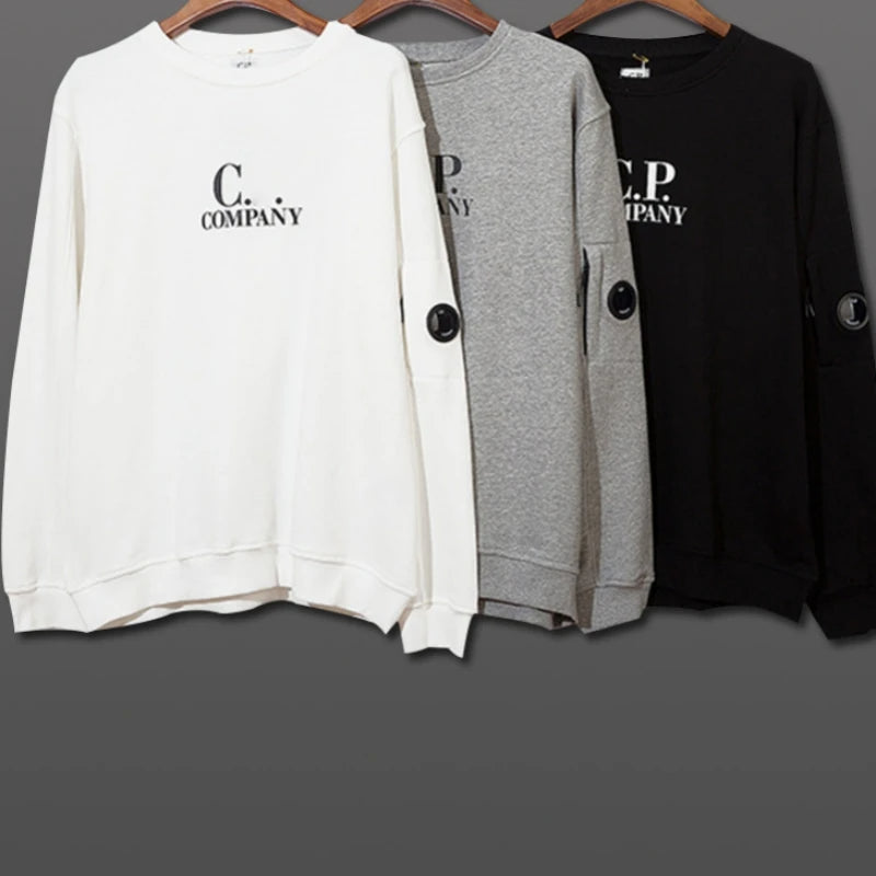 Fashion Unisex Round Neck Graphic Sweater for Men
