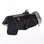 Waterproof Reflective Pet Warm Fur Collar Jacket