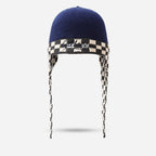 Ladies Retro Knitted Wool Fashion Hat | Embroidered Cap