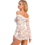 New Autumn Long Sleeve Lace Bodysuit for Women