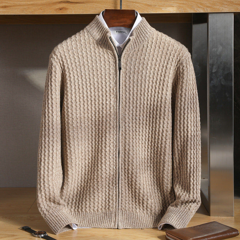 Men's Casual Pure Wool Sweater Fashion