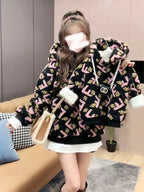 Plus Size Women's Thick Fleece Hoodie | Streetwear