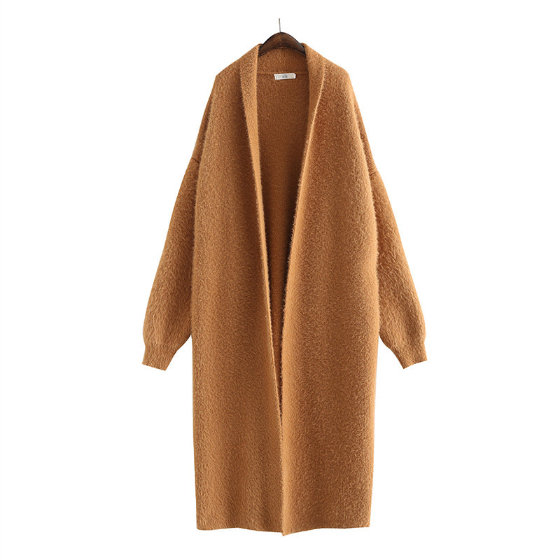 Mink Fleece Sweater Cardigan and Fur Coat