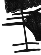 Lace Sheer Lingerie Set for Women - 3 Pieces