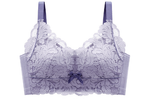 Lace Embroidery Bra Set with Adjustable Straps