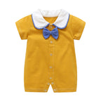 Summer Short Sleeve Cotton Baby Romper Bodysuit