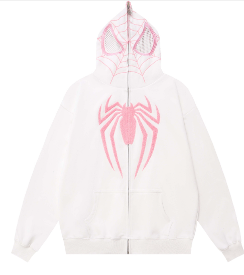 American Spider-Man Velvet Hooded Coat (One Piece)