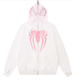 American Spider-Man Velvet Hooded Coat (One Piece)