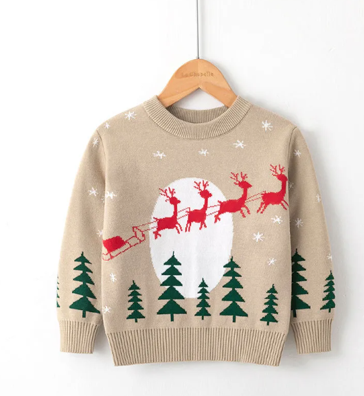 Kids Christmas Knitted Sweater