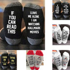 Christmas Stockings with Alphabet Design, Cotton Socks