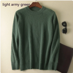 Thick Cashmere Round Neck Sweater