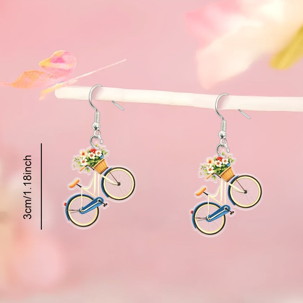 Christmas Cartoon Acrylic Earrings