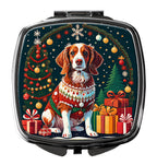 Brittany Spaniel Christmas Compact Mirror