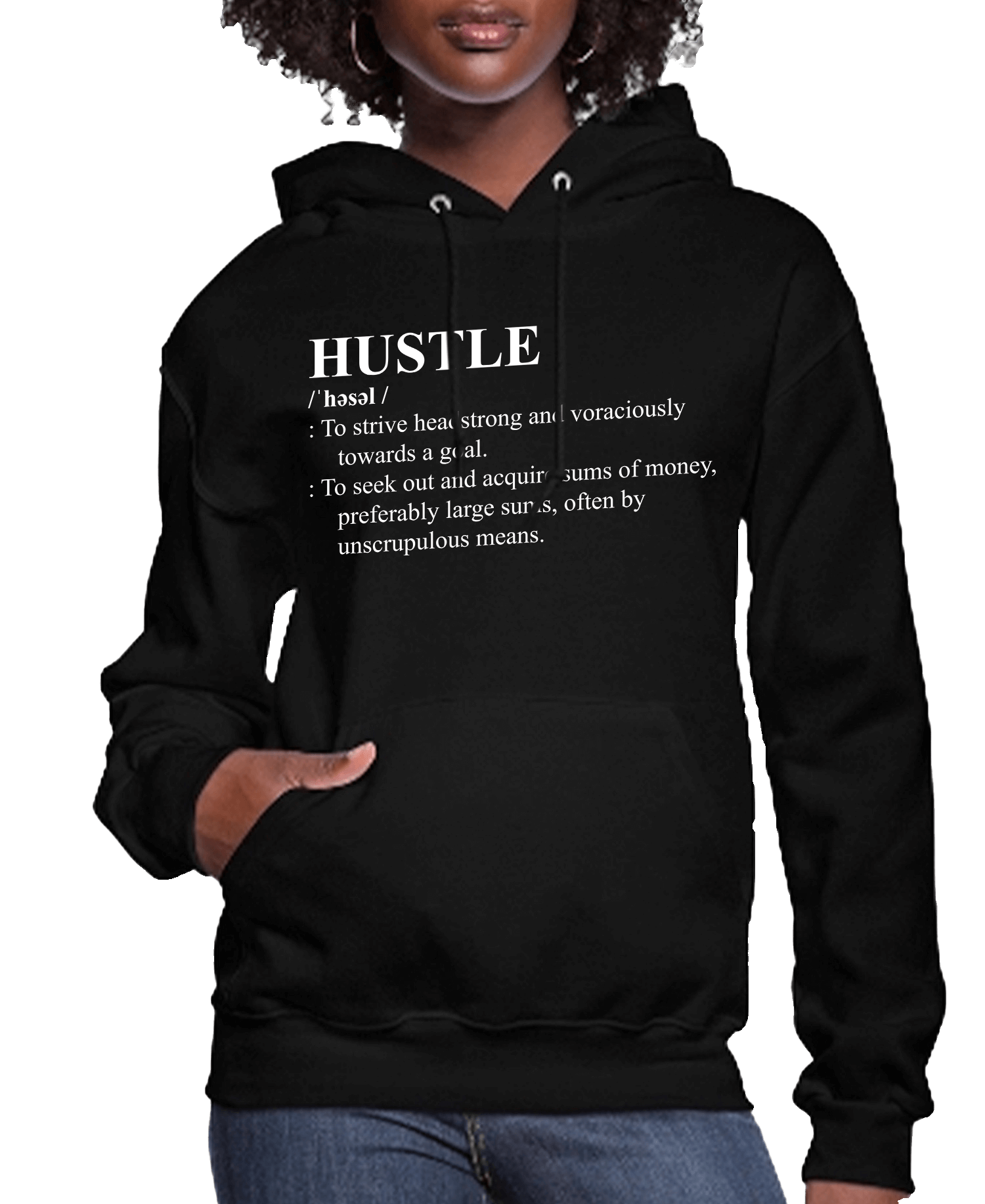 HUSTLE Definition Women’s Hoodie | Streetwear