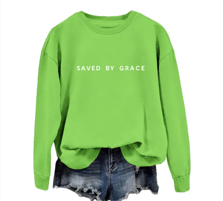 Graceful Faith Pullover Sweatshirt | Streetwear