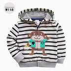 Children's Hooded Zippered Sweatshirt
