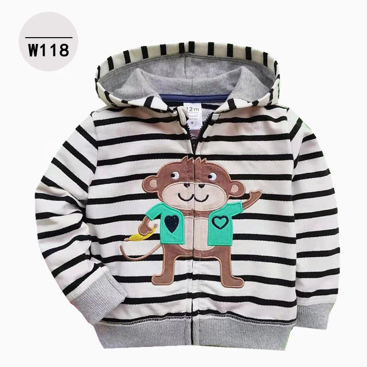 Children's Hooded Zippered Sweatshirt
