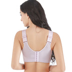 Plus Size Wireless Lace Bra with Adjustable Support