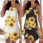 2019 Women's Summer A-Line Dress with Adjustable Straps