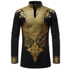 Men's Autumn Stand-Up Collar Pullover Shirt | Streetwear