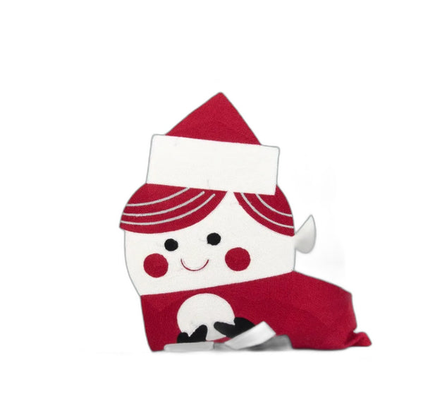 Embroidered Christmas Gnome Pillow Cover - Holiday Home Decor