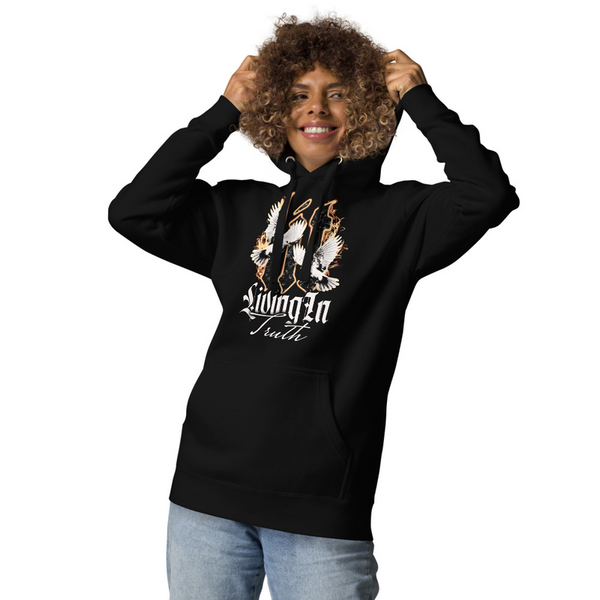 Anointed Attire LIT Christian Hoodie - Living In Truth