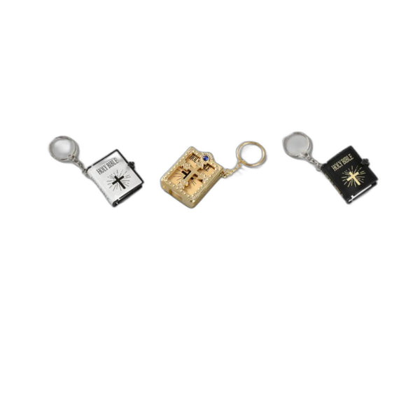 Mini Holy Bible Keychain - Christian Faith Accessory