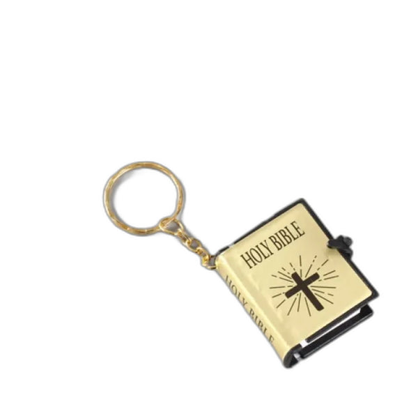 Mini Holy Bible Keychain - Christian Faith Accessory